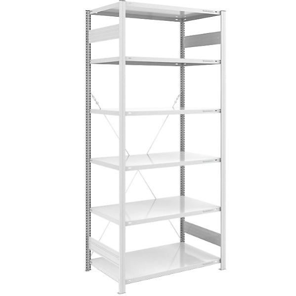 MASKO&reg; Sistema Di 3 Scaffali Metallici 1 Scaffale Angolare E 2 Scaffali