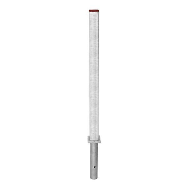 Kit 4 Paletti Di Sbarramento In Acciaio Inox Con 4 Cinghie Nere – Base Pesante, Altezza 90 Cm, Cinghie Da 2 M, Per Gestione Code E Ordine