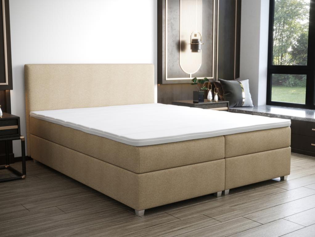 HOMN LIVING Tête De Lit Rembourrée Beige 150x60 Cm - Fixation Murale Incluse