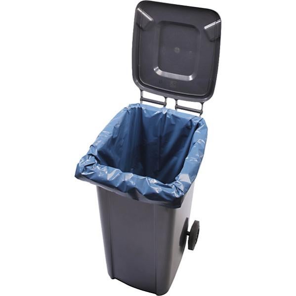 Homewise 100 Sacchetti Per Bidoni Pesanti Da 240L, Sacchi Neri Rifiuti Ecologici In Materiale Riciclato, Resistenti E A Prova Di Perdite