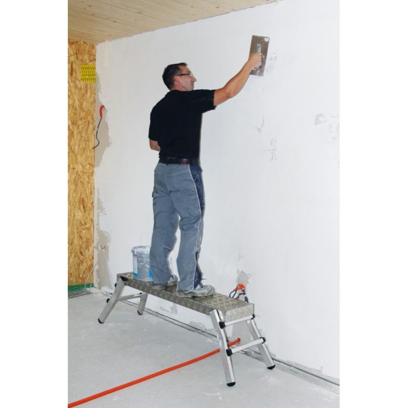 Piattaforma Da Lavoro Pieghevole SOARS - Alluminio, Portata 150 Kg, Antiscivolo, 30x75 Cm - Foto 6