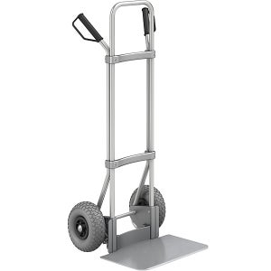 Carrello per sacchi in acciaio inox – eurokraft basic: con ruote in  poliuretano