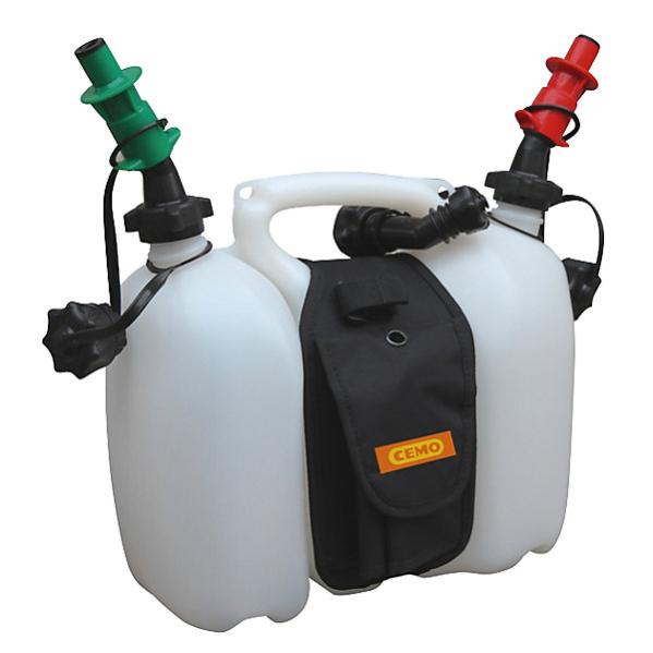 Doppia Tanica 3+1,5 L Con Beccuccio Di Sicurezza, Omologazione UN, Per Carburante E Olio, Ideale Per Motoseghe E Tosaerba, In HD-PE Resistente
