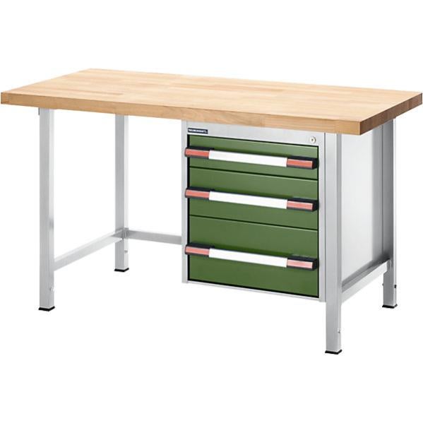 Telaio Per Banco Da Lavoro Professionale KTC Tec WBG-550 – In Acciaio, Altezza Regolabile 550-850 Mm, Larghezza 550 Mm, Colore Bianco Puro RAL 9010 - 2