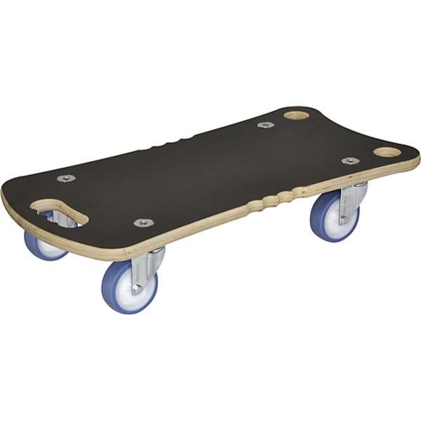 WAGNER Carrello Portapiante MAXIGRIP 39x39x10 Cm - Sottovaso Su Ruote Per Interni/Esterni, Legno FSC, Portata 200 Kg, Made In Germany