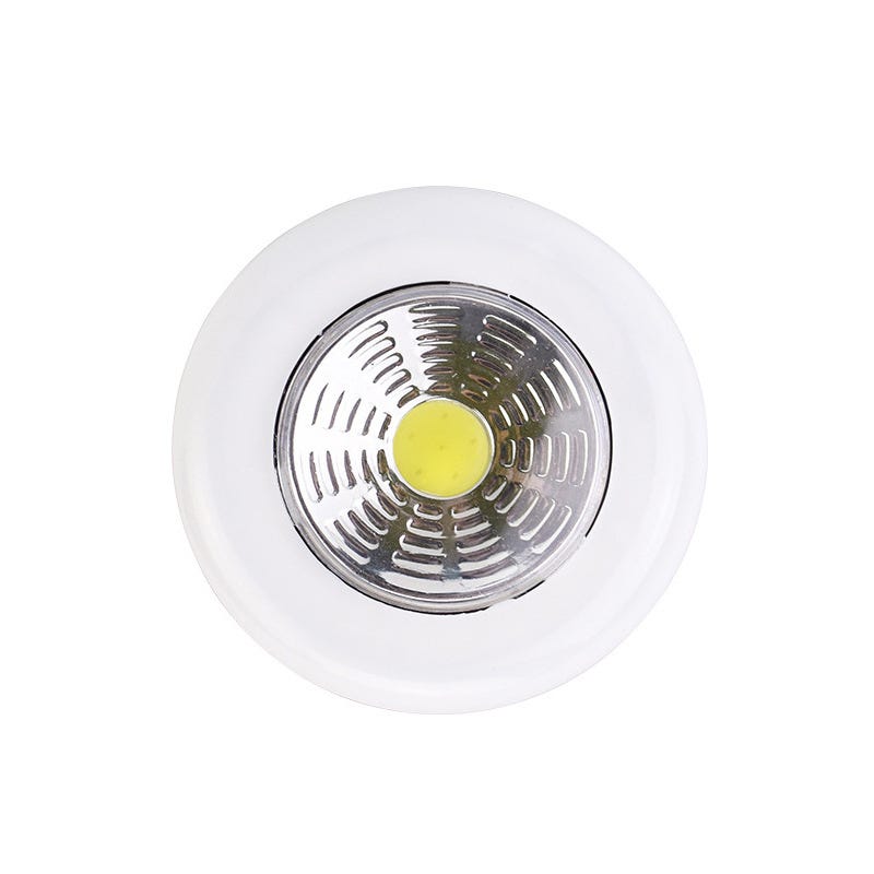 Lampe de Placard Spot LED,6pcs Veilleuses Autocollant Éclairage