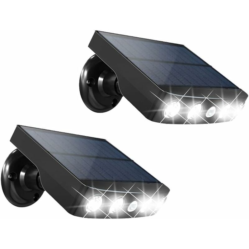 Lampe Solaire Extérieur,BR-Vie 3 modes de Projecteur LED Exterieur