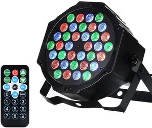 36 Par Led Projecteur Lumière disco RGB DMX512 avec télécommande