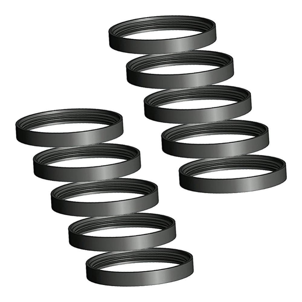 10 Joints D'étanchéité Pour Tuyaux De Poêle/cheminée - Diamètre 155mm, Résistant à Haute Température, En Fibre Silicone