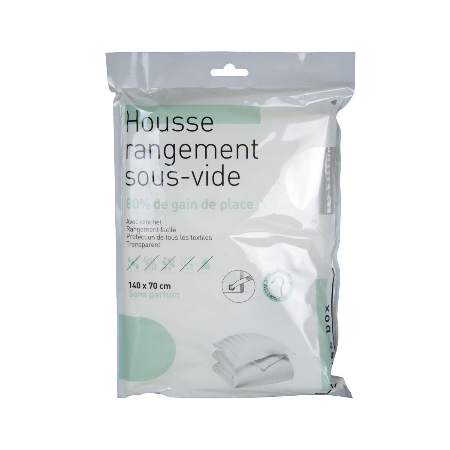 Housse de rangement sous-vide Taille XL - 140 x 70 cm | Leroy Merlin