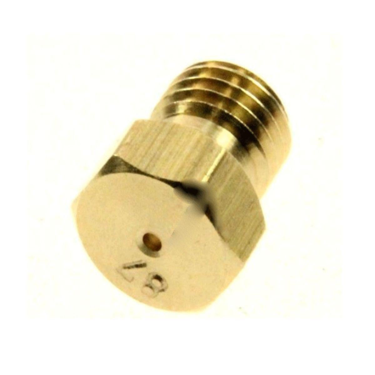 SIGANDG Kit 6 Buses Gaz Universelles - Butane/Propane - Laiton - Diamètres 0,5mm à 0,96mm Pour Plaques De Cuisson