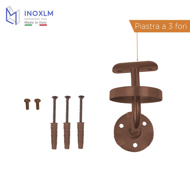 INOXLM Main courante en acier inoxydable 500 cm diam. 42,4 mm