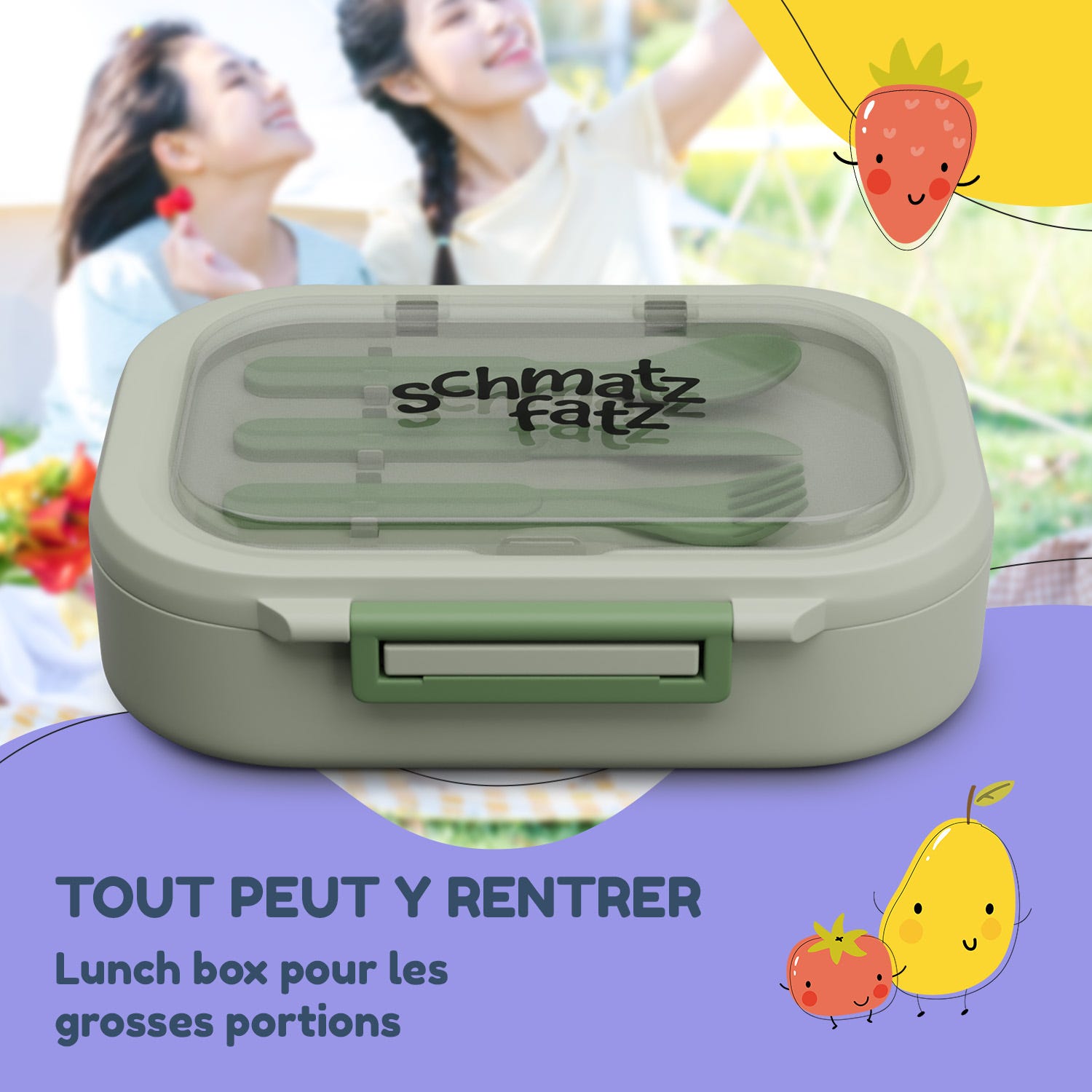 Lunch box pour enfants - Lunch box sans BPA et étanche - Lunch box
