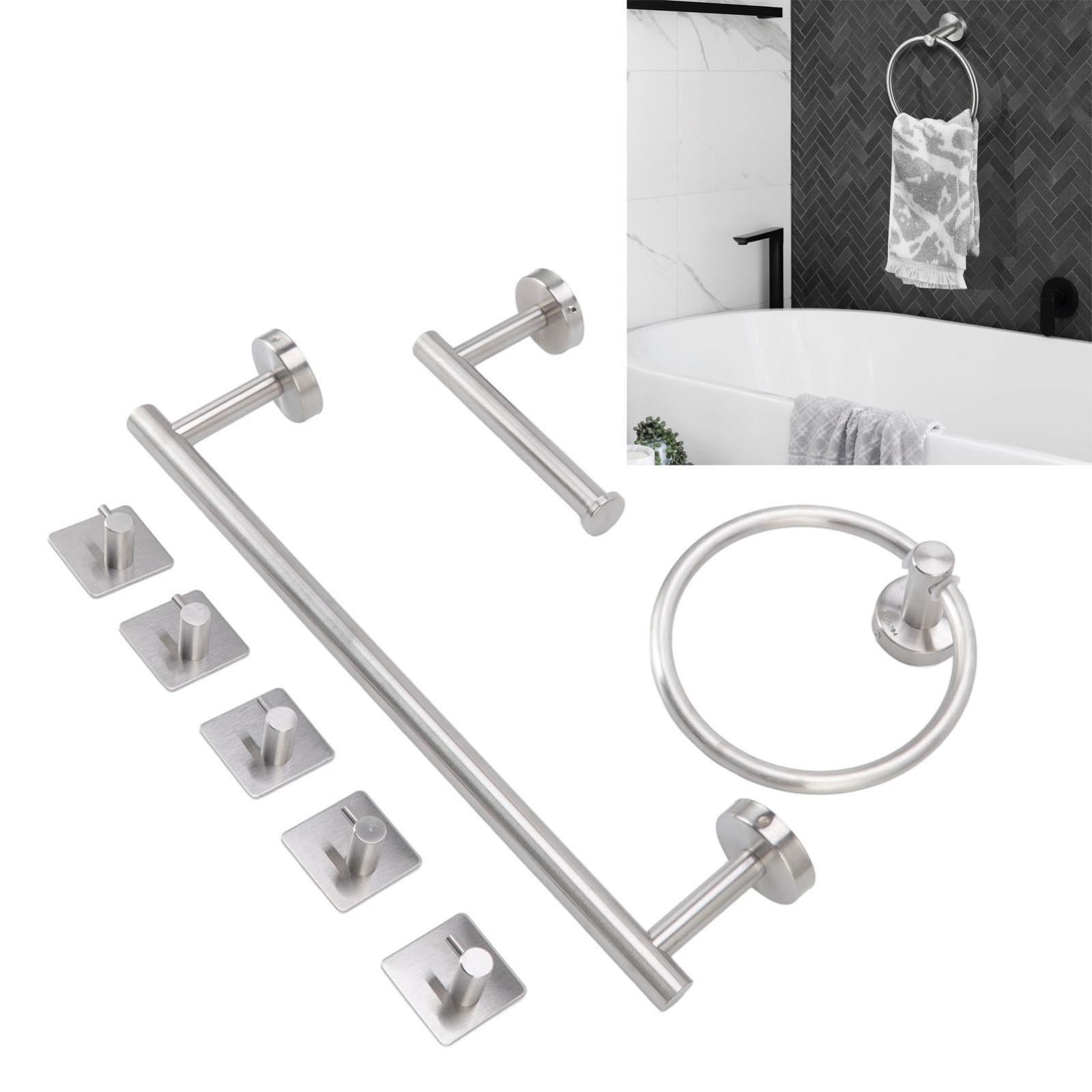 Juego De 2 Accesorios De Baño CSPARKV: Toallero Y Soporte Para Papel