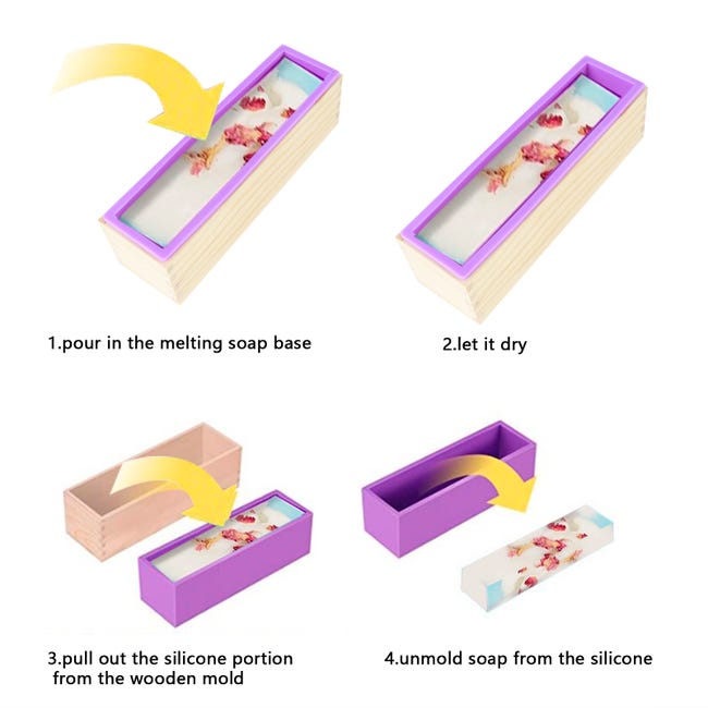 Kit di stampi per sapone e candele fai da te: strumento versatile per la  produzione di sapone