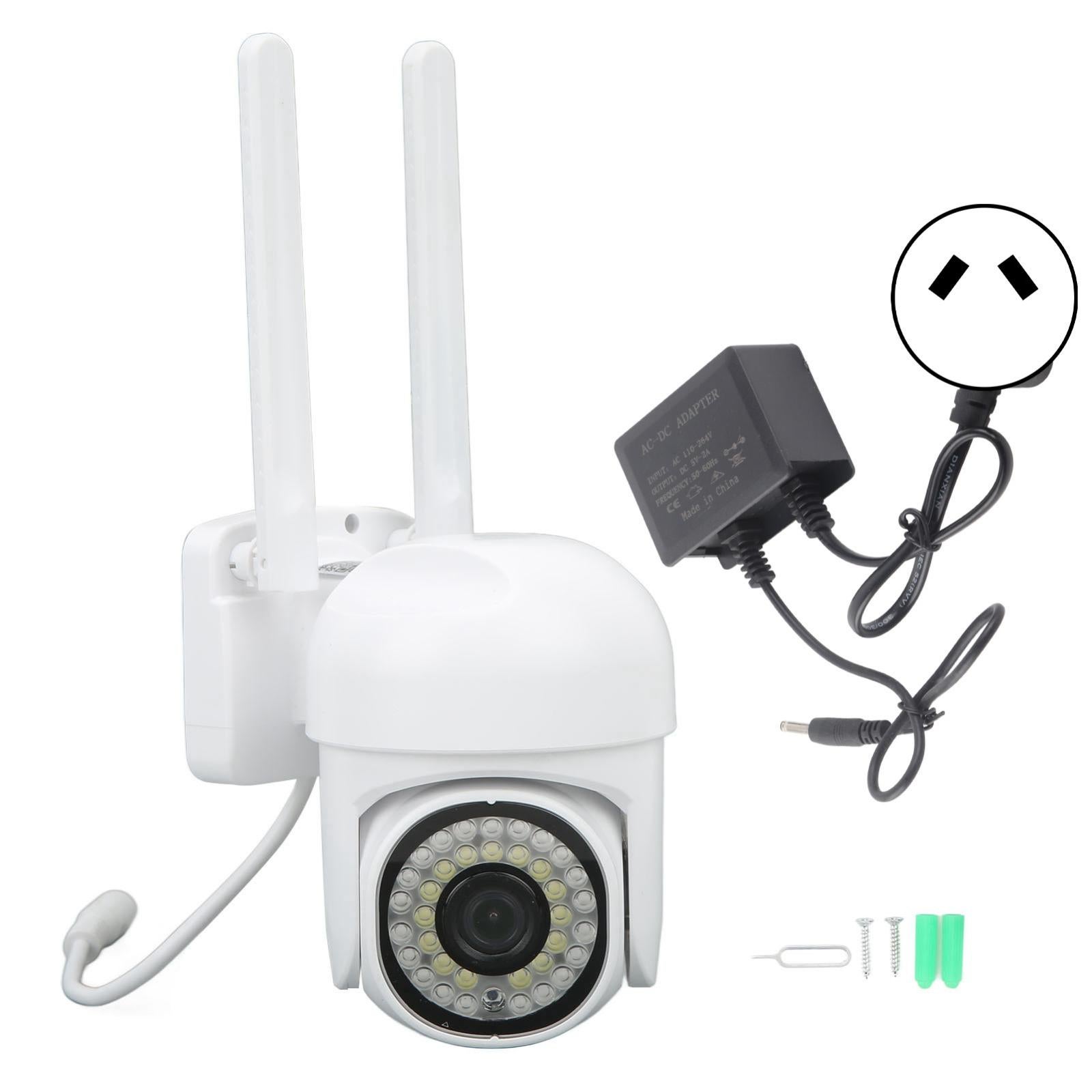 Caméra WiFi 1080P Intérieure – Vision Nocturne, Audio 2 Voies, Compatible Maison