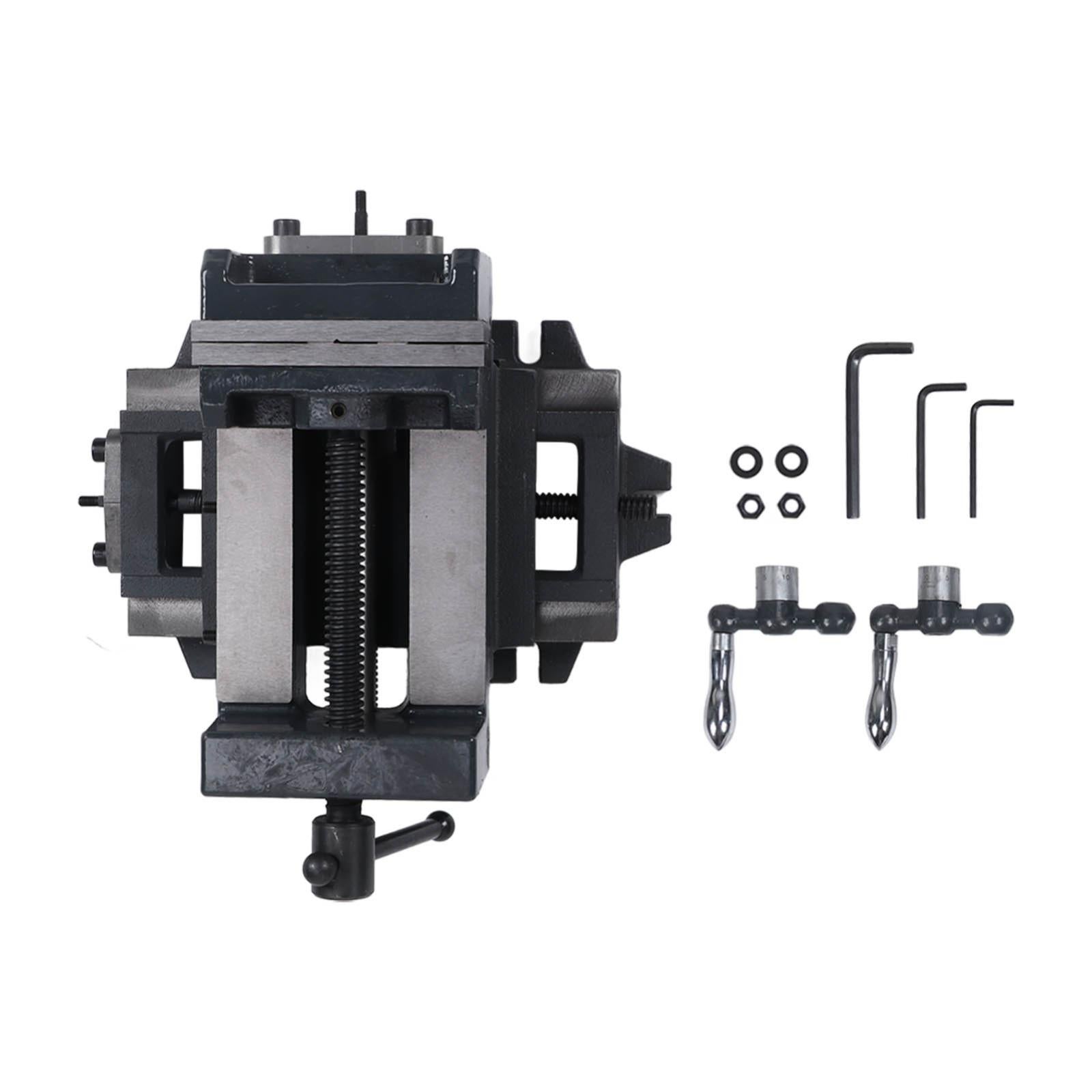 Mini Morsa Manuale Da 50 Mm In Acciaio Al Carbonio - Pinza Da Banco Per Hobbistica, Modellismo, Bloccaggio Meccanico