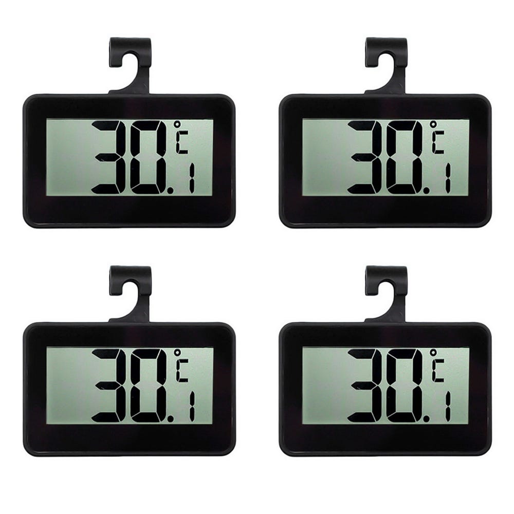 2 Thermomètre numérique étanche avec thermomètre pour compartiment  congélateur avec écran LCD facile à lire, parfait pour une utilisation en  extérieur