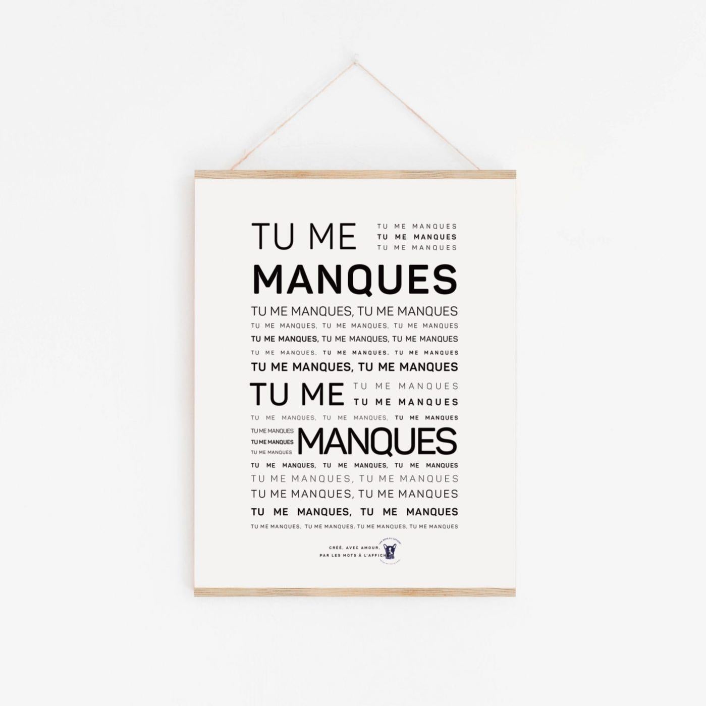 affiche-imprim-e-a5-mantra-tu-me-manques-poster-14-8-x-21-cm-avec