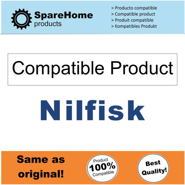 Bolsas aspirador Nilfisk Select - 128389187- Hyperfilter Plus / - 10  unidades + 2 microfiltros recortables
