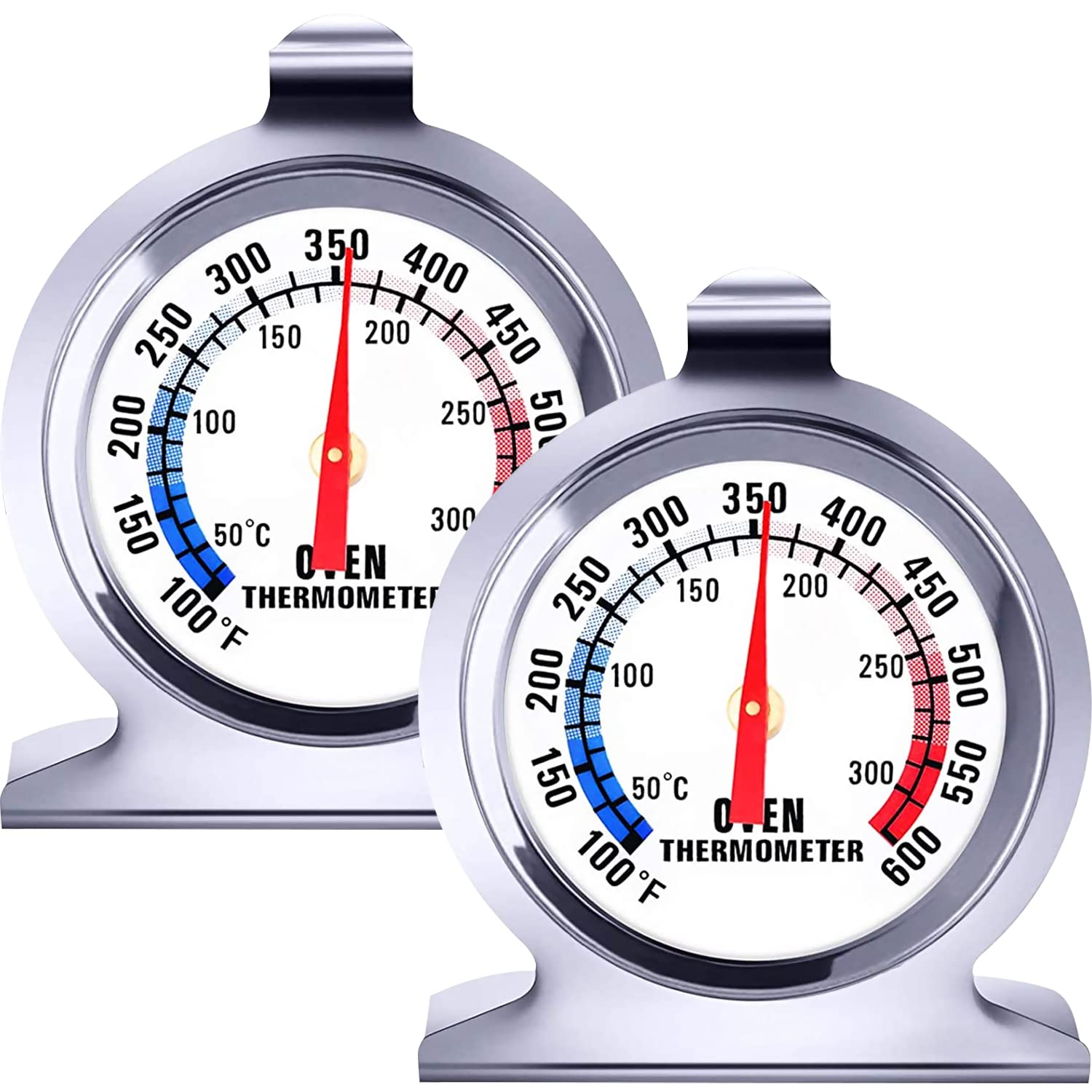 Paquet de 2 thermomètres de four-100-600 degrés F thermomètre de
