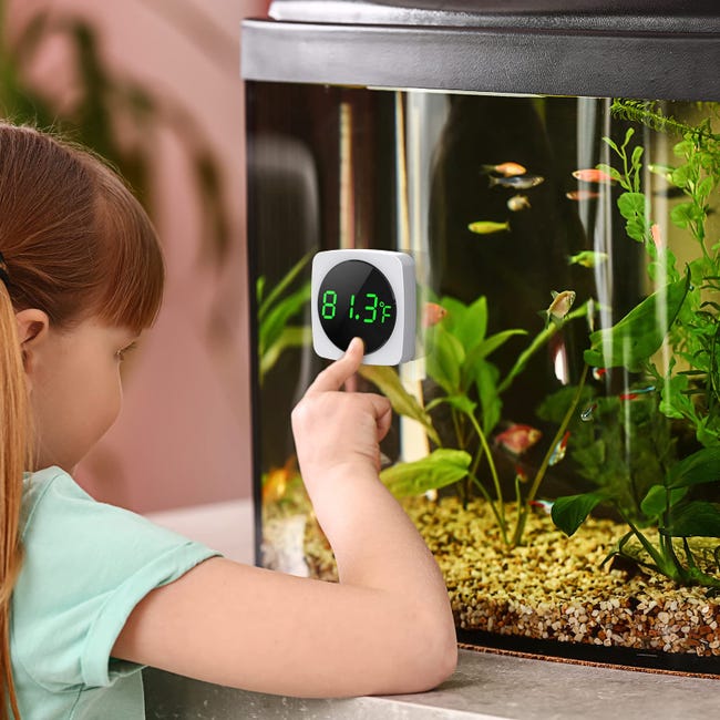 Thermomètre à écran LCD pour Aquarium, capteur de température