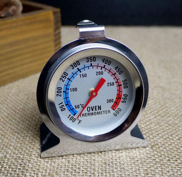 Thermomètre de four – Thermomètre de four en acier inoxydable à lecture  instantanée de 100 à 600 degrés F, thermomètre de cuisine
