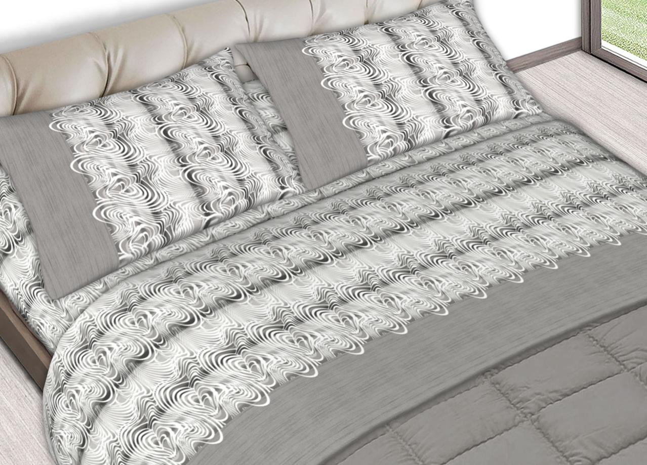Set Di Lenzuola POPY Grigio Per Letto Singolo 90x200 - Cotone E Poliestere, Morbidissimo! - Foto 6