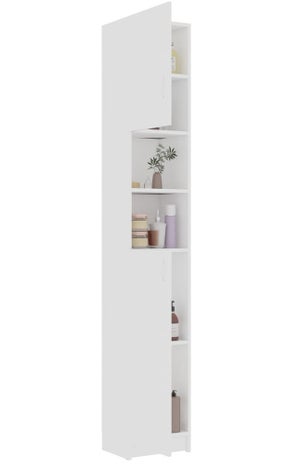 Columna de baño 2 puertas 4 estantes blanco KONCEPT 305260BO.-Shiito.