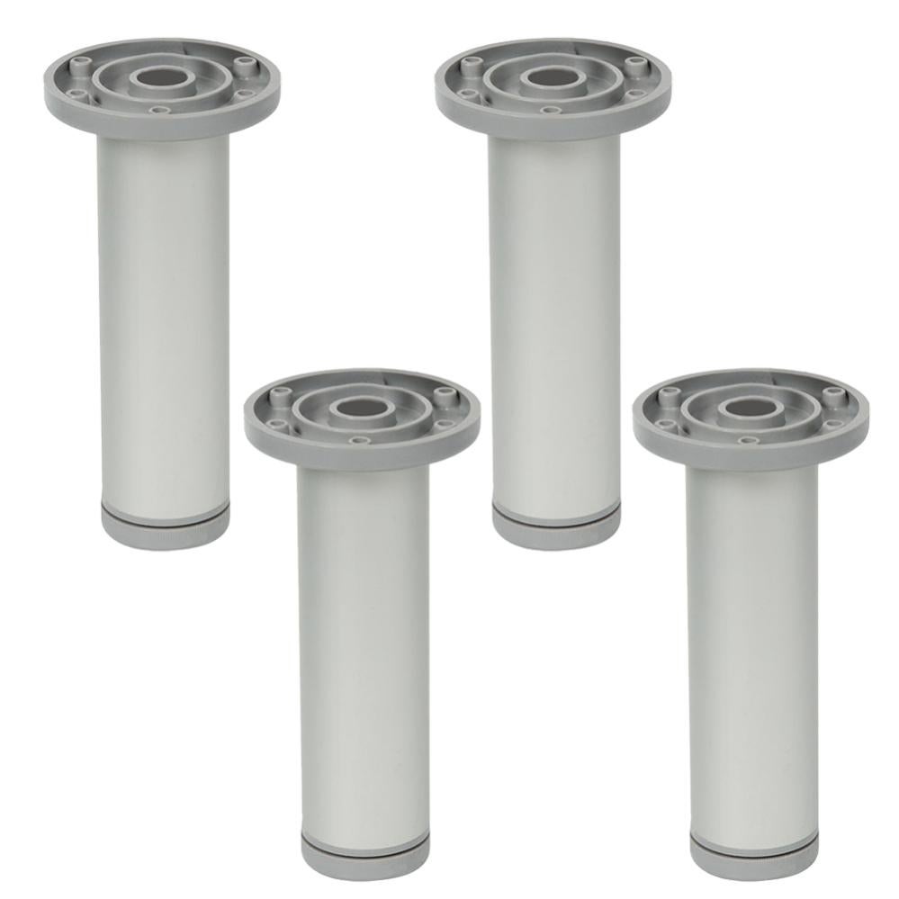 4 Piedini Per Mobili In Metallo Gambe Angolari 60 Mm Alte Divani Sedie Sgabelli Letti Armadietti Autofissanti Preforati Argento E Ottone Anticato 2,5 Pollici - Italia - Foto 8