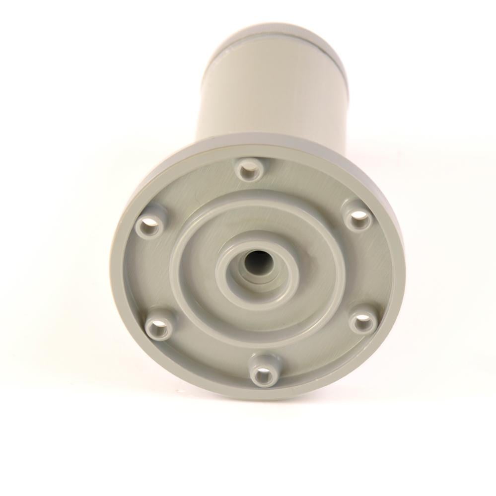 4 un. Pied rond pour meuble en aluminium diamètre 40mm hauteur 120mm aluminium mat avec régulateur de nivellement - 3