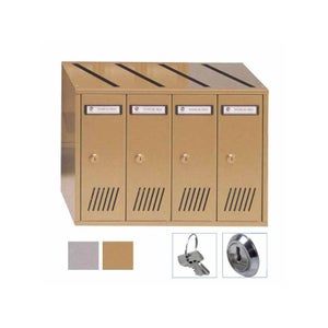 Cassette Postali 6 Posti con Serratura in Alluminio Trimec Bronzo –  acquista su Giordano Shop