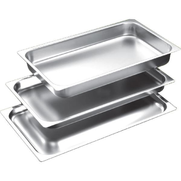 Contenitore Gastronorm GN 1/1 In Acciaio Inossidabile - 530x325x100 Mm, Per Forno E Congelatore - Foto 4