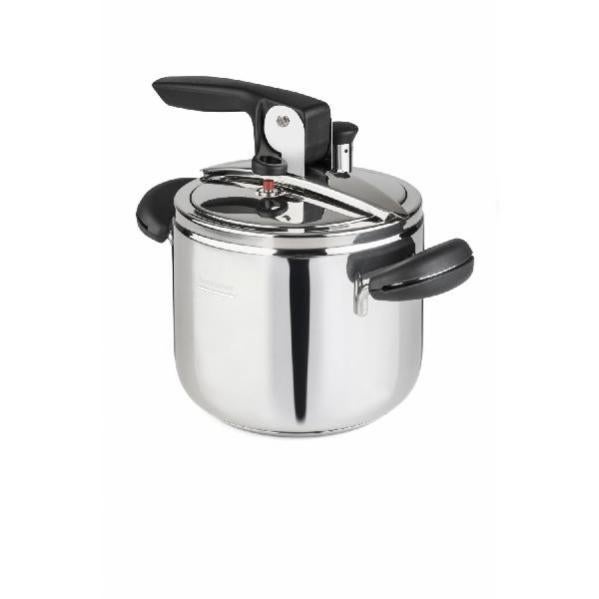 Barazzoni Spa, Olla de presión Amelia, 9 litros, Acero 18/10, Made in Italy - Cocina