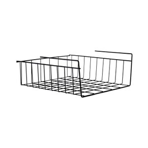 Plastic Forte - Cesta Colgante Balance para Puertas de Armarios. Ideal  Cocina. Negro