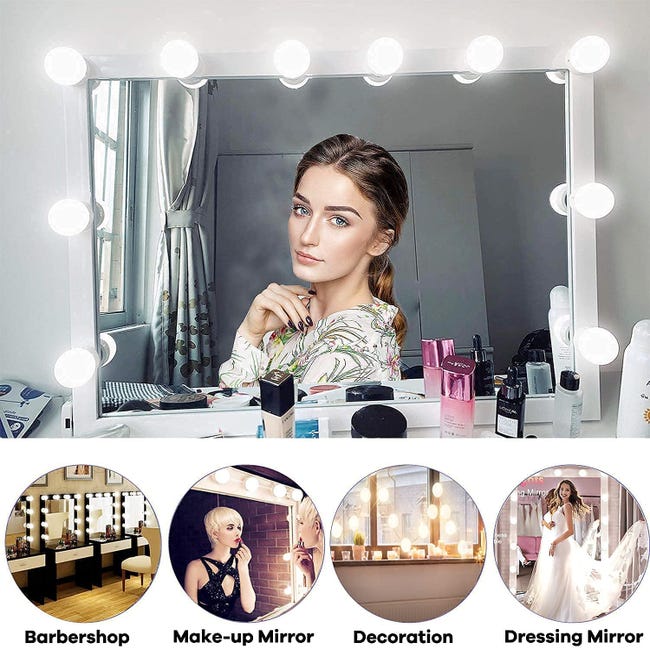 Acheter 10 ampoule LED miroir vanité lumière maquillage lumières