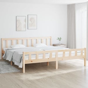 WIFESE Estructura de Cama Madera Blanco Super King 180x200 cm Estructura  Cama Estructura dr Cama Bases