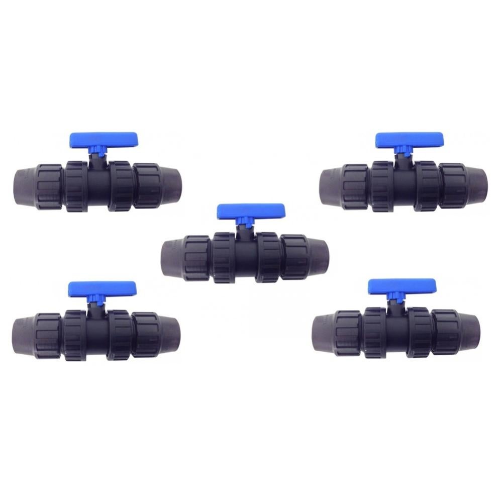 Valvola Di Plastica Del Tubo Dell'acqua, Valvola Rapida For Tubo Di Drenaggio Del Sistema Di Irrigazione Dell'acqua, Valvole A Sfera For Tubi In PVC ID 20-63mm Raccordi For Connettori For Tubi Dell'ac