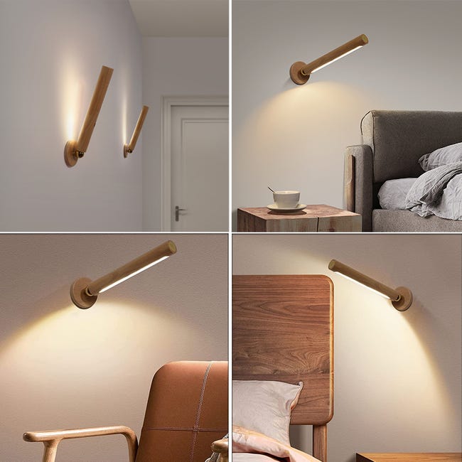 Generic Lampe de bureau LED avec veilleuse, tactile et rotative 3