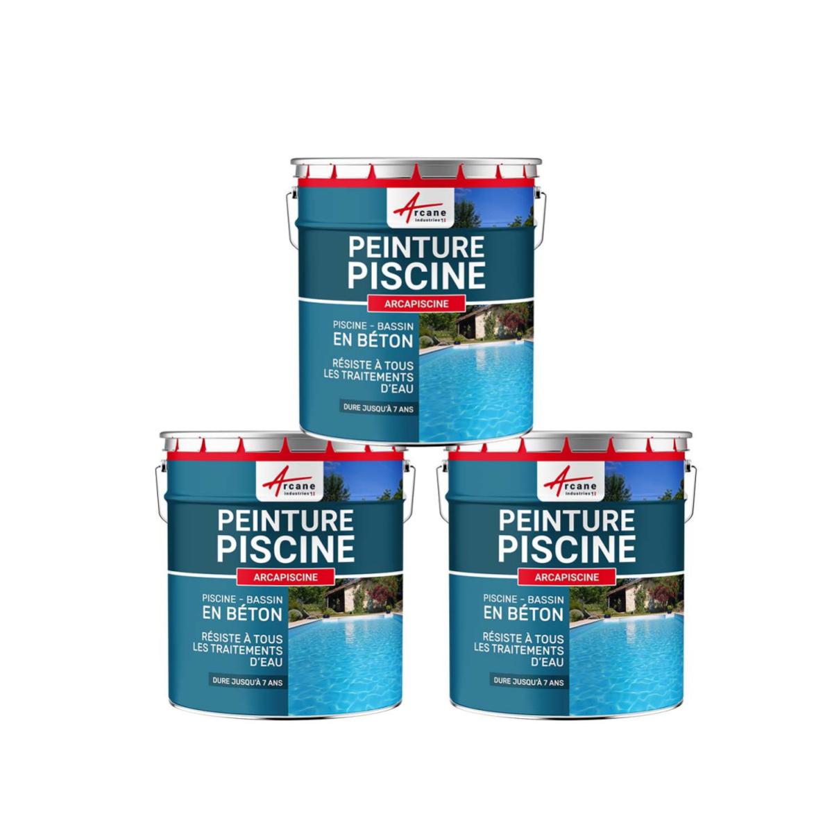 VERNICE ANTIACIDA PISCINE UNICOLOR 2,5 L AZZURRO 10-12 M² X 1 L DILUITO - Foto 9