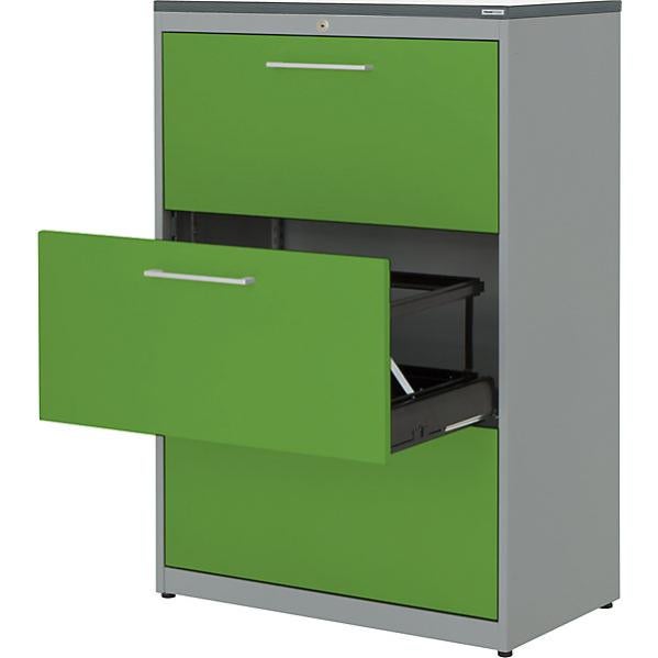 Guide In Alluminio Per Cartelle Sospese Homewell - 100 Cm Bianco Laccato - Foto 6