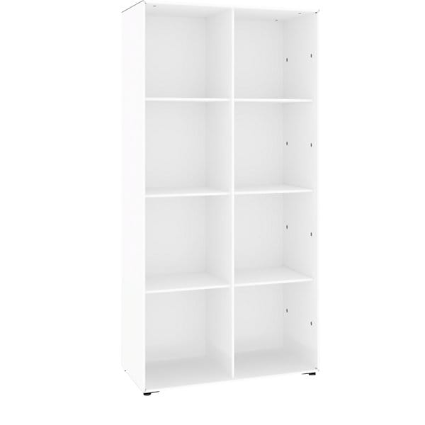 WOHNLING Design 75 x 92,5 x 24 cm mensola per Sala Bianca | Scaffale Alto con 7 Scomparti Scaffale con cassetto WOHNLING Design 75 x 92,5 x 24 cm mensola per Sala Bianca | Scaffale Alto con 7 Scomparti Scaffale con cassetto
