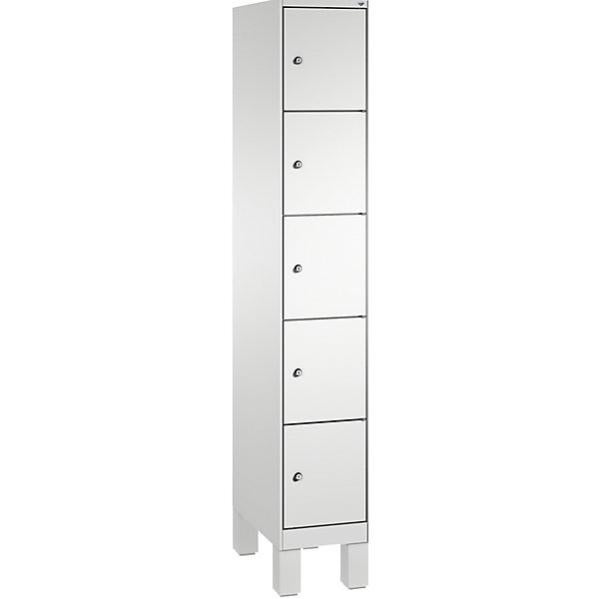 C+P | Armadietto a scomparti CAMBIO con porte HPL | 3 scomparti | corpo