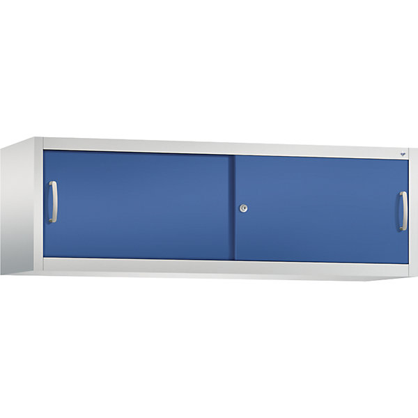 C+P | Armadietto Sovrapponibile ACURADO Con Ante Scorrevoli | Alt X Largh X Prof 500 X 1200 X 500 Mm Alluminio Brillante 90328939
