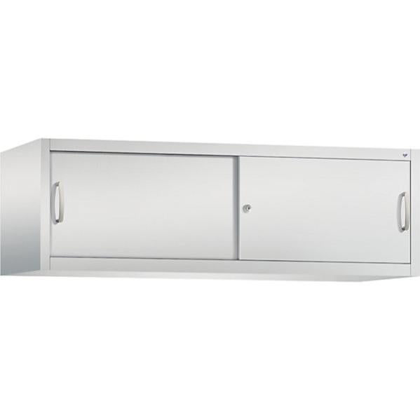 C+P | Armadietto Sovrapponibile ACURADO Con Ante Scorrevoli | Alt X Largh X Prof 500 X 1200 X 400 Mm Grigio Nerastro Alluminio Brillante 90335736