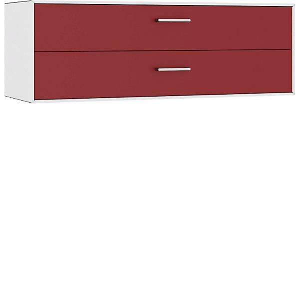 HOMIDEC Armadio Guardaroba Modulare di 20 Cubi, Portatile con 3 Barre per Appendere Vestiti, 35