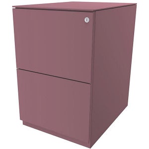 DURHAND Cassettiera in Plastica Portaminuterie con 39 Cassetti Trasparenti,  Montaggio a Muro o a Terra 38x16x47.5cm Rosa Trasparenti