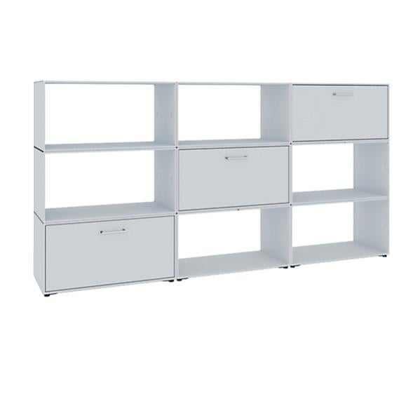 Divisori Per Cassetti Holder Regolabili, Trasparenti, 6,9 Cm Di Altezza, 60 Cm Di Lunghezza, Set Da 2 - 2