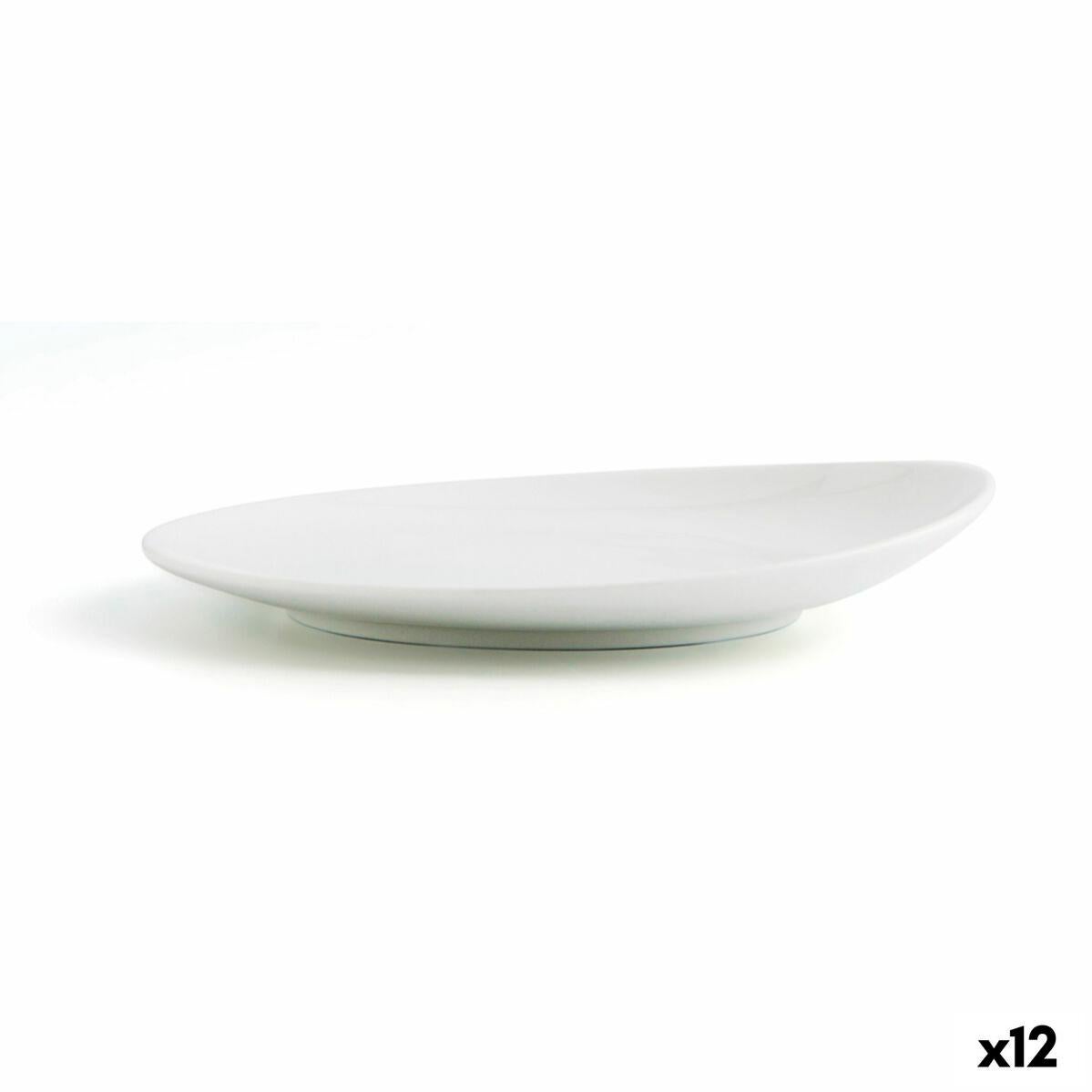 Piatto Pyrex Quadrato 22x22cm - Ceramica Bianca Per Forno, Microonde, Lavastoviglie