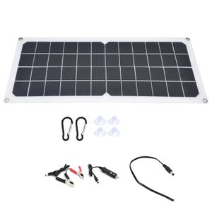 DC 12V/5V 20W Pannello solare con porta USB Caricabatterie per